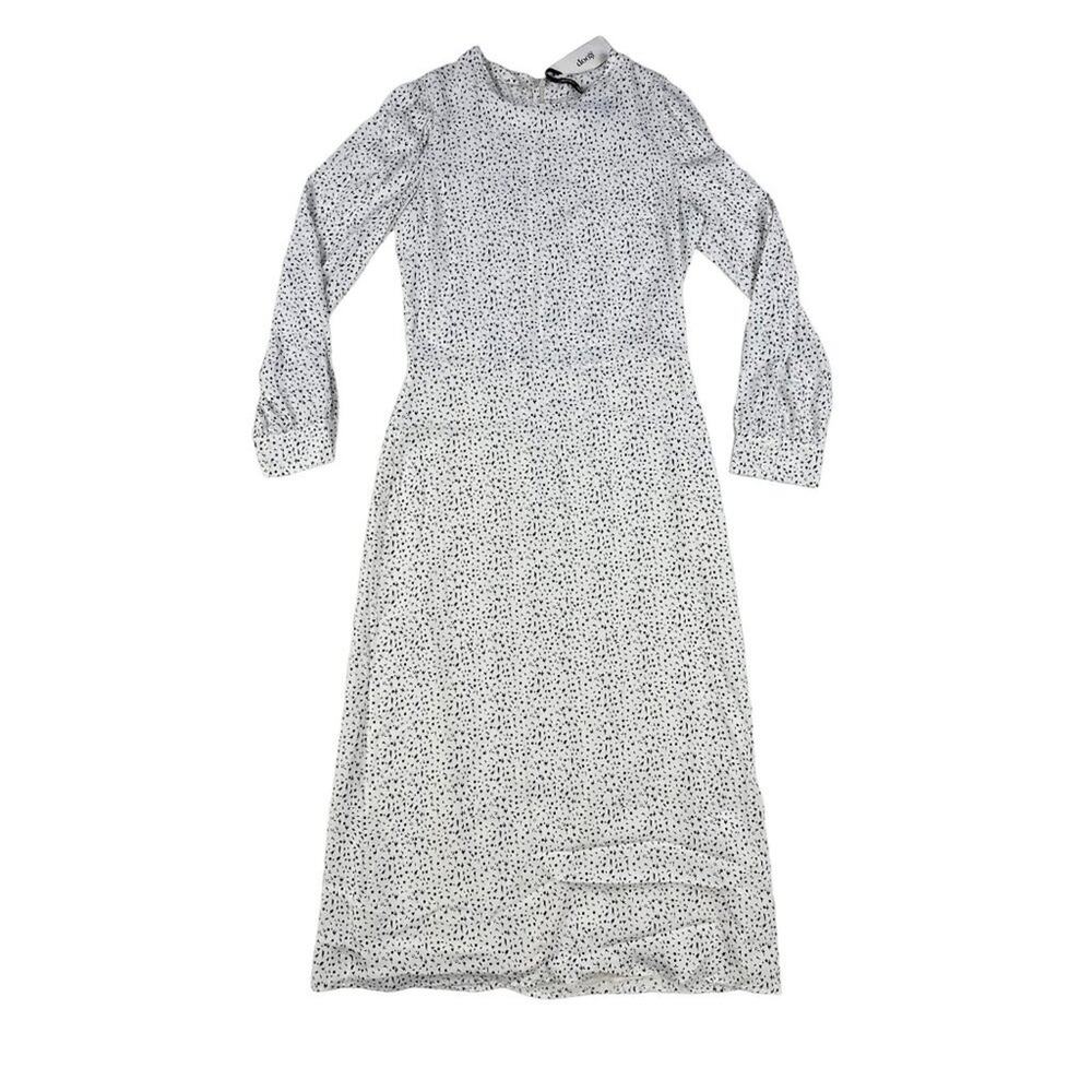 Goop - Citrine Printed Dress in White and Black